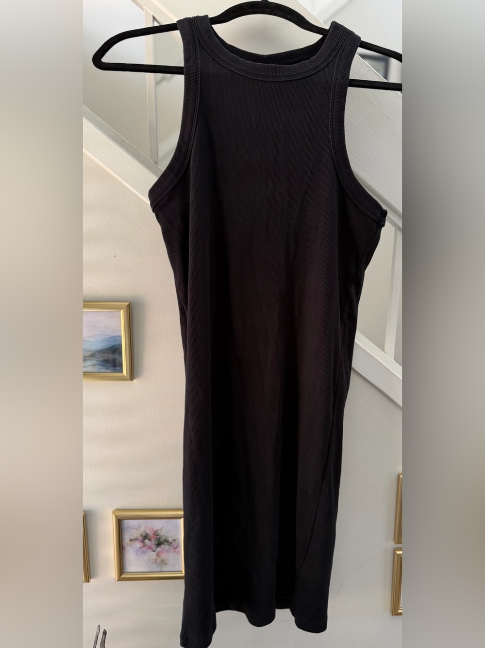 Classic Black Sleeveless Women's Dress
